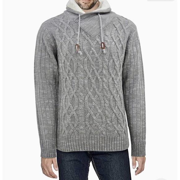 X RAY Men's Knitted‎ Fashion Sweater Pullover Long Sleeve Slim Fit Casual Trendy - Picture 6 of 7